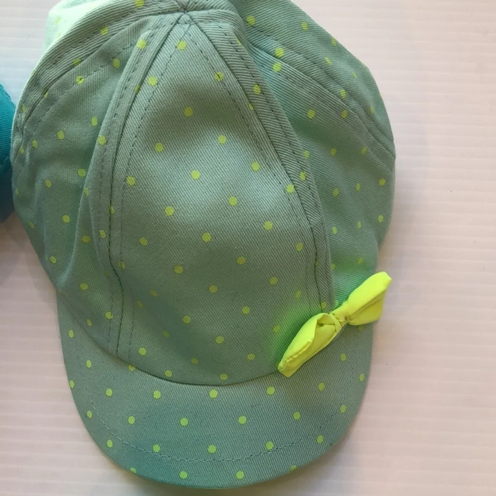 Bundle of 3 NEW HATS /Baseball Caps Little Girls Zoo Tampa Misc Baby 12-18 month